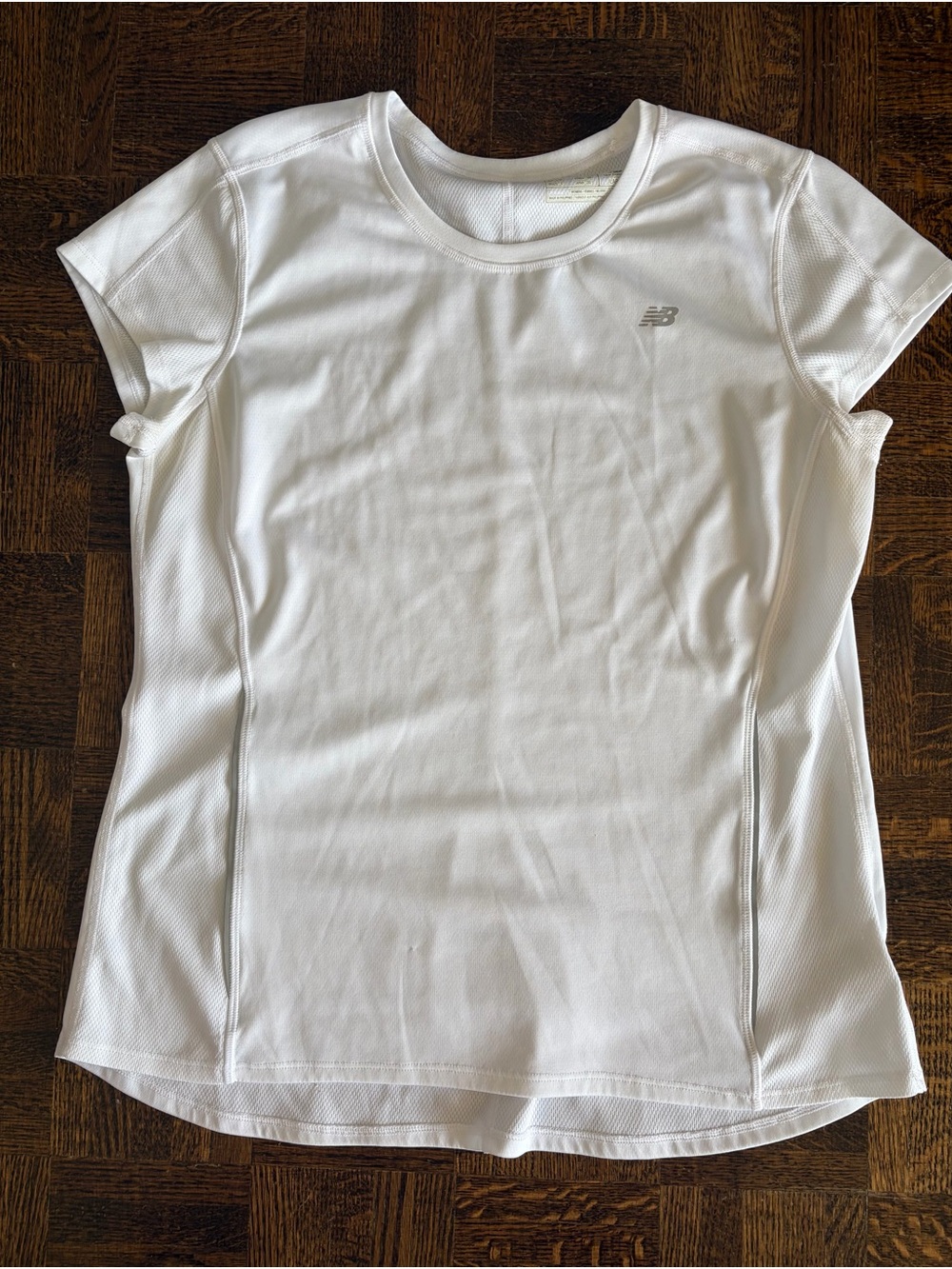 New Balance White Women's Short Sleeve Performance Tee